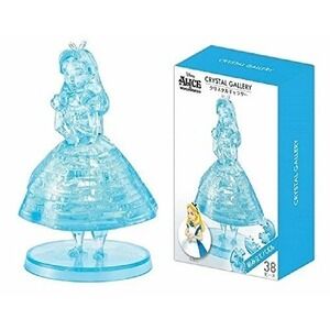 Disney Alice in Wonderland Hanayama Crystal Gallery 3D Puzzle Blue 38 Pieces